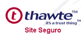 Um site validado pela Thawte Server CA indica que nossa empresa concluiu satisfatoriamente todos os procedimentos para determinar que o dom�nio validado � de propriedade ou se encontra registrado por uma empresa ou organiza��o autorizada a negociar por ela ou exercer qualquer atividade l�cita em seu nome.